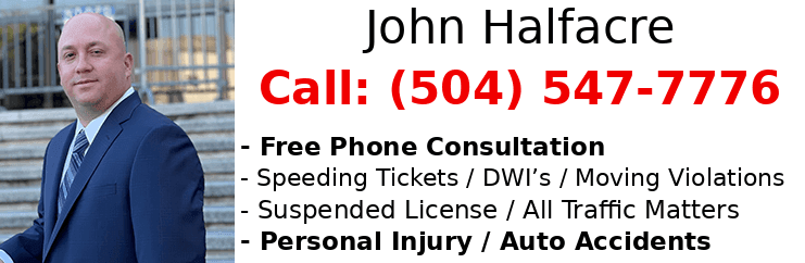 Traffic Ticket Lawyer New Orleans